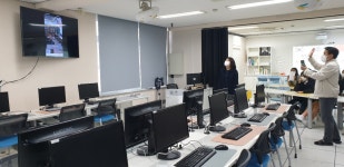 학교소식 > 중학교 > 제주동중, 중국 상해 청계중학교와 온라인 공동 수업 진행 | 제주교육소식