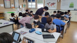 학교소식 > 유치원/초등학교 > 신례초 스마트폰 영상제작교실 수업 실시 | 제주교육소식