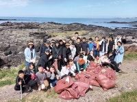 학교소식 > 유치원/초등학교 > 대정서초, 교육 3주체가 함께 하는 플로깅 실시 | 제주교육소식