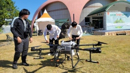 학교소식 > 전체 > 서귀포산업과학고등학교, 제2회 국제 Smart 농업 엑스포에서 드론 및 자율주행 방제 카트 퍼포먼스 실시 | 제주교육소식