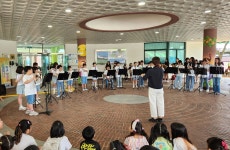 학교소식 > 유치원/초등학교 > 동화초, 동화 다우렁 등굣길 음악회 개최 | 제주교육소식