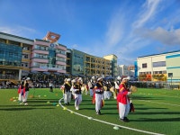 학교소식 > 유치원/초등학교 > 한라초 두드림 풍물동아리, 얼씨구나! 등굣길 연주회 열어 | 제주교육소식