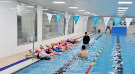 학교소식 > 유치원/초등학교 > 마야유치원, 영·유아 시범 사업의 일환으로 마야어린이집과 유보 이음 교육 생존 수영 실시 | 제주교육소식