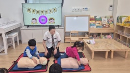 학교소식 > 유치원/초등학교 > 해안초등학교병설유치원, 생명을 살리는 4분의 기적, 심폐소생술 교육 실시 | 제주교육소식