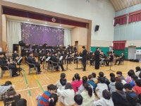 학교소식 > 유치원/초등학교 > 안덕초, 서귀포 관악단을 초청 『찾아오는 음악회』 운영했어요. | 제주교육소식