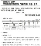 2024년도 국민건강보험공단 신규직원 채용 | 취업정보 | 커뮤니티 : 간호학과
