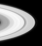 Space Images | Prometheus and Knots in the F Ring Prometheus and Knots in the F Ring