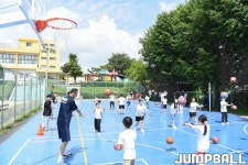 [JB포토] 파주 DMZ에 위치한 군내초등학교에서 농구교실 1교시 진행