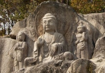 국가유산채널 > 참여 > 자료실 > 이야기 자료 > 상세보기: 영주 가흥동 마애여래삼존상 및 마애여래좌상 국가유산채널