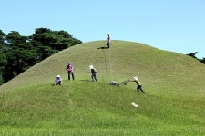 국가유산채널 > 참여 > 자료실 > 이야기 자료 > 상세보기: 경주 오릉(사적 제172호)의 벌초 국가유산채널