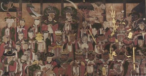 국가유산채널 > 참여 > 자료실 > 사진 자료 > 상세보기: 봉은사 대웅전신중도(서울특별시 유형문화재 제229호) 국가유산채널