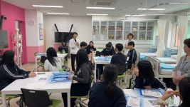 도농고등학교 진로체험 실시 > 학과 갤러리 > 커뮤니티>학과 갤러리 상세 내용 | 경복대학교 간호학과 경복대학교 간호학과