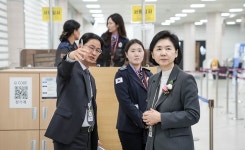 지영미 질병관리청장, 「검역소 청주공항지소」 개소 현장 방문 | 포토뉴스 | 기관장 동정 | 알림·자료 : 질병관리청 질병관리청