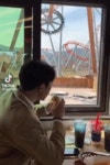 전국공무원노동조합 부산지역본부 영도구지부 기장롯데월드 롯데리아에서 햄버거 뷰