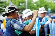 전국공무원노동조합 대구지역본부 달성군지부 옵티칼하이테크지회 투쟁 승리 민주노총 결의대회