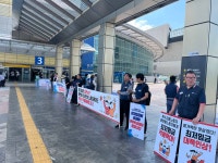 전국공무원노동조합 대구지역본부 달성군지부 민주노총 대구본부 최저임금 대시민 선전전