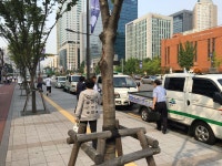 전국공무원노동조합 서울지역본부 송파구지부 기다리는 행정차량, 직원들..