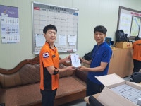 전국공무원노동조합 소방본부 경남소방지부 (김해동부소방서지회) 조합원 여름물품 전달 및 홍보