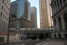 KJCLUB - 시오도메의 빌딩과 신간선 