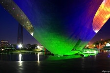 KJCLUB - 인천 광역시 송도 아파트 앞 야경(센트럴 파크)