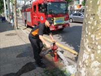 남부소방서, 비상 소화장치함점검 - KNS뉴스통신 남부소방서, 비상 소화장치함점검
