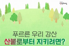 푸르른 우리 강산, 산불로부터 지키려면? - 정책뉴스 | 뉴스 | 대한민국 정책브리핑 푸르른 우리 강산, 산불로부터 지키려면?