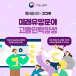 미래유망분야 고졸인력 양성 - 전체 | 카드/한컷 | 멀티미디어 | 대한민국 정책브리핑 미래유망분야 고졸인력 양성