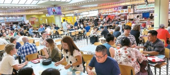 무더위에 푸드 코트 인산인해 - 미주중앙일보 무더위에 푸드 코트 인산인해