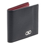 [페라가모] 남성 더블 간치니 투톤 반지갑 66 1075 NERO 0753674 - LABELLUSSO [페라가모]  남성 더블 간치니 투톤 반지갑  66 1075... 