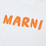 [마르니] 여성 로고 프린트 코튼 반팔 티셔츠 THJET49EPH USCS11 L2W01 - LABELLUSSO [마르니]  여성 로고 프린트 코튼 반팔... 