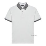 AF12955 F0067 - LABELLUSSO [엠포리오 아르마니]SS25 남성 파이핑 피케 폴로 셔츠EM000852 AF12955 F0067