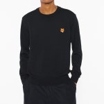 [메종 키츠네]FW25 남성 폭스헤드 메리노 니트PM00801KT1181 P199 - LABELLUSSO [메종 키츠네]FW25 남성 폭스헤드 메리노... 