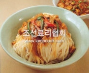 두부비빔국수 레시피 북한음식 북한요리 이북음식 이북요리 조리법 - 램프쿡