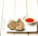 깻잎 두부 참치 말이 레시피 웰빙음식 조리법 - 램프쿡