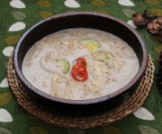 들깨칼국수 레시피 웰빙음식 조리법 - 램프쿡