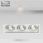 [LED 90W/105W] 티즈560 3구 사각 다운라이트(타공 560X180mm) - (주)램프랜드 [LED 90W/105W] 티즈560 3구 사각 다운라이트(타공... 