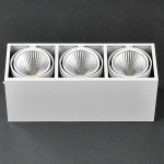 [LED 90W] 보인 노출 LED 3구 주문형 (흑색/백색) - (주)램프랜드 [LED 90W] 보인 노출 LED 3구 주문형 (흑색/백색)