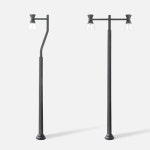 [LED 60,120W] 란차노 가로등 (방수 : IP65) 단형/장형 - (주)램프랜드 [LED 60,120W] 란차노 가로등 (방수 : IP65) 단형/장형