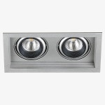 [LED 20W/30W] 티즈240 2구 사각 다운라이트(타공 240X120mm) - (주)램프랜드 [LED 20W/30W] 티즈240 2구 사각 다운라이트(타공 240X120mm)