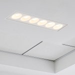 [LED 12W] 루킨 트림리스 6구 매입등 (타공118x28mm) - (주)램프랜드 [LED 12W] 루킨 트림리스 6구 매입등 (타공118x28mm)
