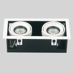 소론 MR전용 2구 타공100x195 (흑색/백색) - (주)램프랜드 소론 MR전용 2구 타공100x195 (흑색/백색)