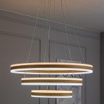 [LED 140W] 스페이서 3단 LED 펜던트 - (주)램프랜드 [LED 140W] 스페이서 3단 LED 펜던트