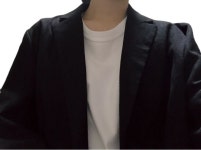 로렌하이 세일기간에 블랙1 품절이어서 블랙2로 그냥 구매했어요ㅜ 키155인데 기장은 똑같이 70인상품후기 - 로렌하이