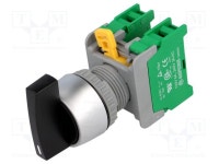 LRS22-2/O BK,1->0<-2 SPRING RETURN | AUSPICIOUS - 전자부품, 산업용부품 전문 - 레오콤 LRS22-2/O BK,1->0<-2 SPRING RETURN... 