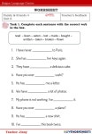 AS 2 U3 L7+8 | English Language Worksheets | 8168522 AS 2 U3 L7+8