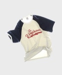 러드 - RAGLAN RINGER TEE IVORY