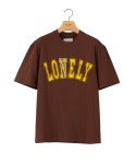 러드 - LONELY/LOVELY SHORT SLEEVE T SHIRT BROWN