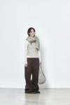 러드 - llud Incision Pocket Pants Brown