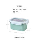 락앤락 컬러스텐 코지 1L - 세이지그린 (LST514LGRN)_locknlock - 코오롱몰 락앤락 컬러스텐 코지 1L - 세이지그린 (LST514LGRN)