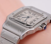 까르띠에 산토스 갈베 스틸 워치 1564